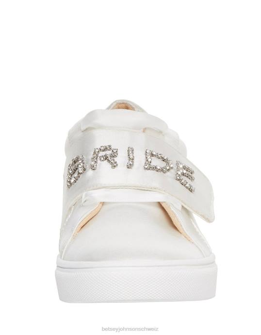 Frauen Betsey Johnson sb-liane elfenbein Satin Schuhe ZJFF183