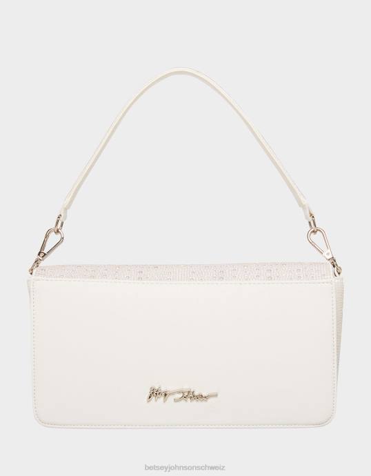 Frauen Betsey Johnson umwandelbare Bogentasche Elfenbein Zubehör ZJFF218