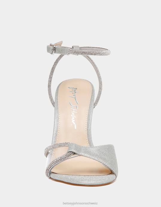 Frauen Betsey Johnson vera Silber Schuhe ZJFF30