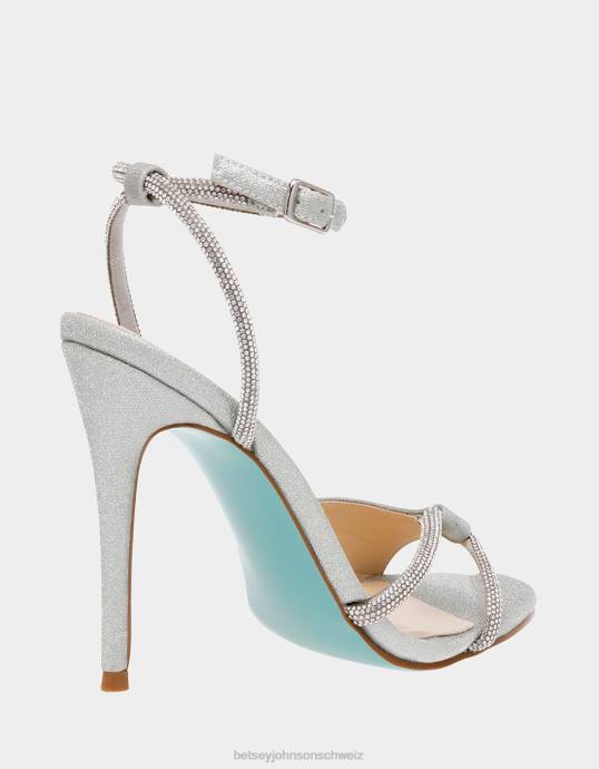 Frauen Betsey Johnson vera Silber Schuhe ZJFF30