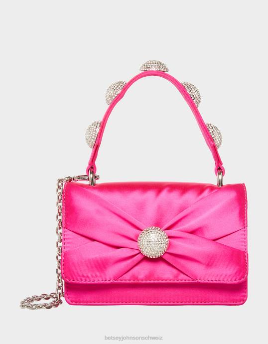 Frauen Betsey Johnson x markiert die Stelle am oberen Griff der Tasche Rosa Zubehör ZJFF247
