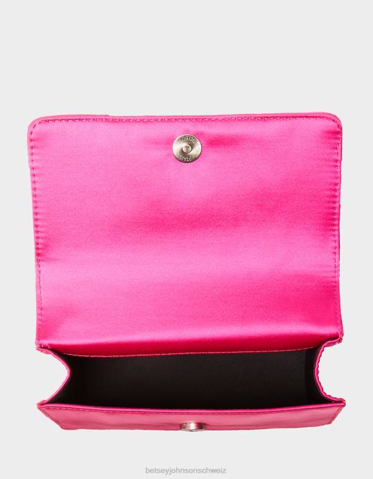 Frauen Betsey Johnson x markiert die Stelle am oberen Griff der Tasche Rosa Zubehör ZJFF247