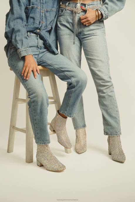 Kinder Betsey Johnson Cady Silber Schuhe ZJFF23