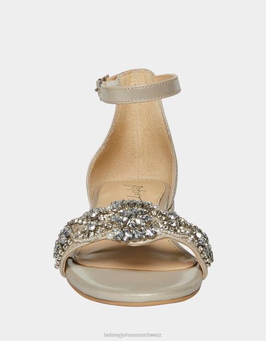 Kinder Betsey Johnson Mel Silber Schuhe ZJFF197