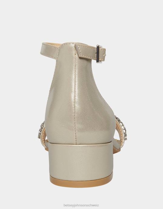 Kinder Betsey Johnson Mel Silber Schuhe ZJFF197