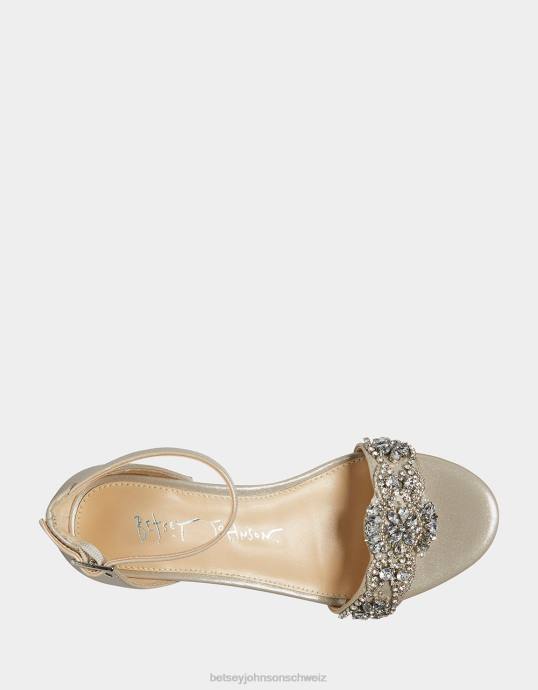 Kinder Betsey Johnson Mel Silber Schuhe ZJFF197