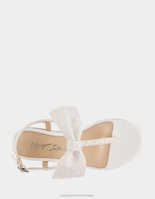 Kinder Betsey Johnson Sascha Elfenbein Schuhe ZJFF186