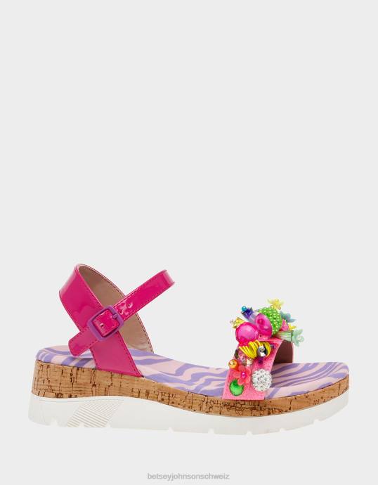 Kinder Betsey Johnson frank rosa multi Schuhe ZJFF164