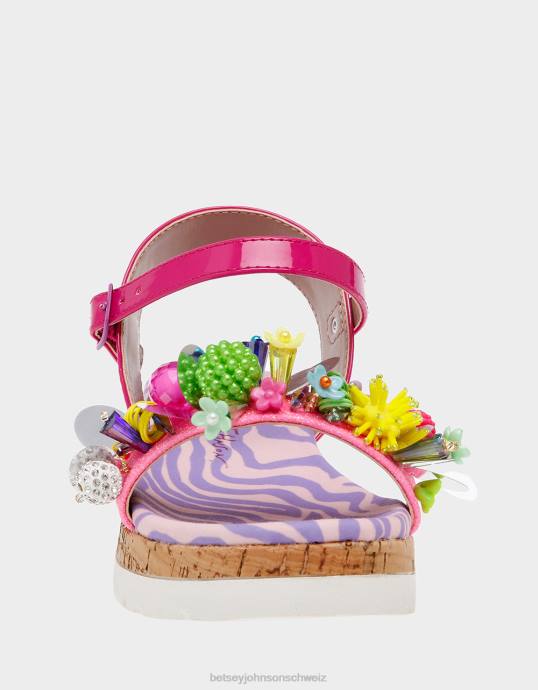 Kinder Betsey Johnson frank rosa multi Schuhe ZJFF164
