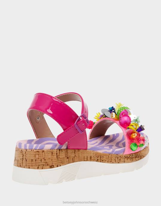 Kinder Betsey Johnson frank rosa multi Schuhe ZJFF164