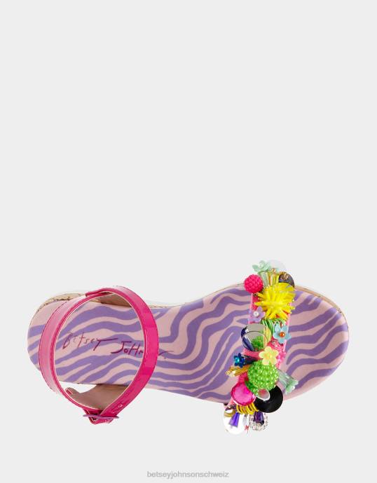 Kinder Betsey Johnson frank rosa multi Schuhe ZJFF164