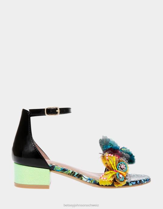 Kinder Betsey Johnson pippy schwarz-multi Schuhe ZJFF103