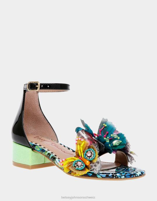 Kinder Betsey Johnson pippy schwarz-multi Schuhe ZJFF103