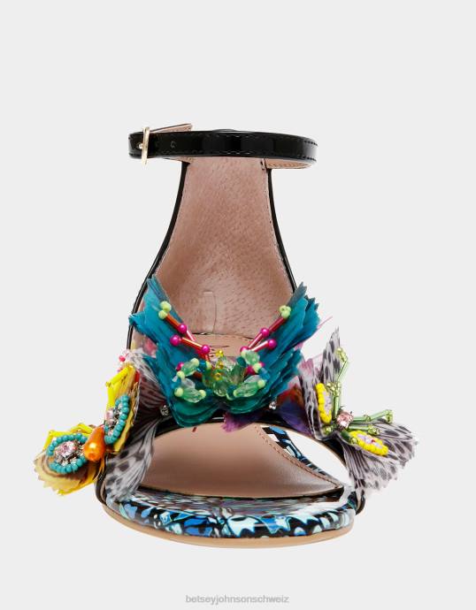 Kinder Betsey Johnson pippy schwarz-multi Schuhe ZJFF103