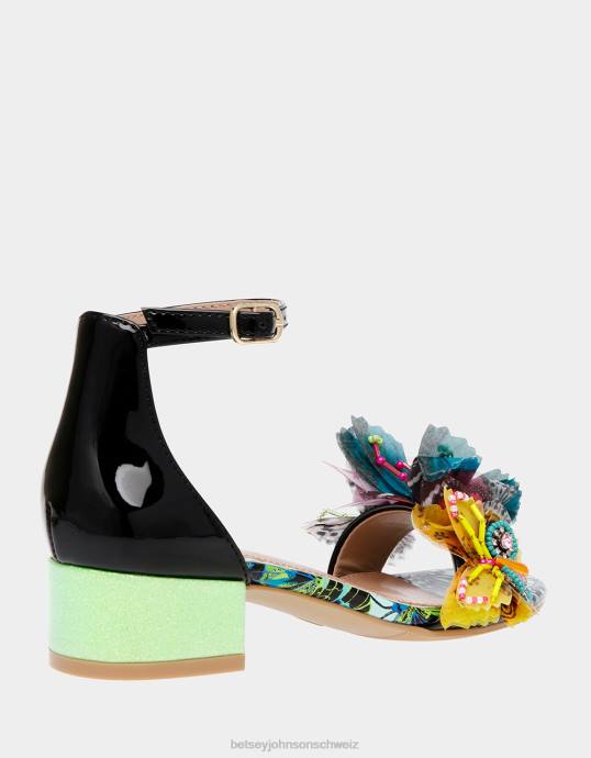 Kinder Betsey Johnson pippy schwarz-multi Schuhe ZJFF103
