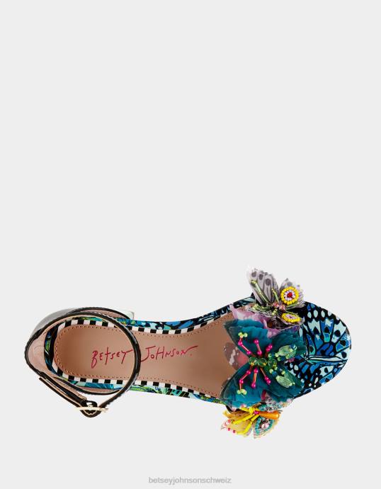 Kinder Betsey Johnson pippy schwarz-multi Schuhe ZJFF103