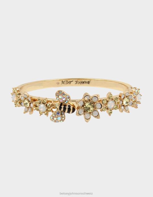 Frauen Betsey Johnson Bienen-Armreif Gelb Schmuck ZJFF341