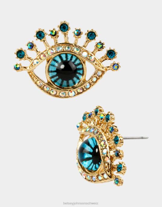 Frauen Betsey Johnson Augenstecker multi Schmuck ZJFF335