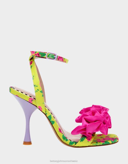 Frauen Betsey Johnson Elmira Zitrone Schuhe ZJFF196