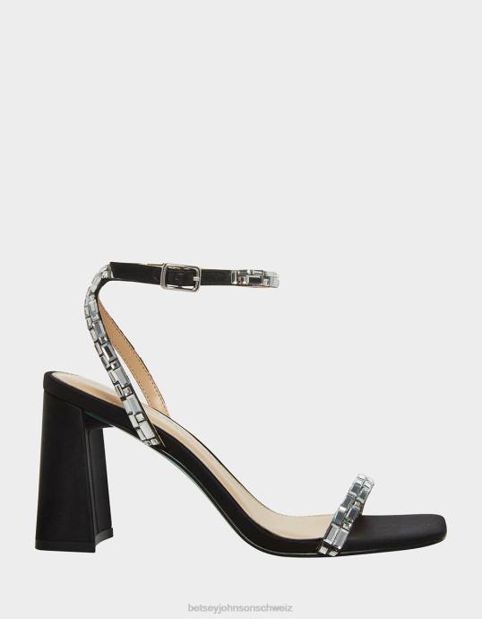 Frauen Betsey Johnson Scott Schwarz Schuhe ZJFF176