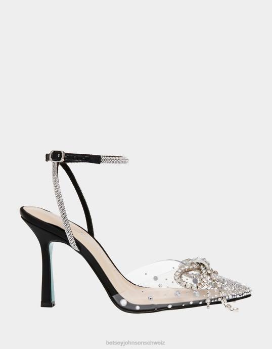 Frauen Betsey Johnson Träume Schwarz Schuhe ZJFF119