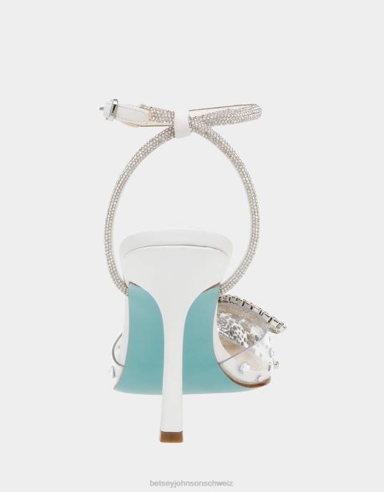 Frauen Betsey Johnson Träume Weiss Schuhe ZJFF102