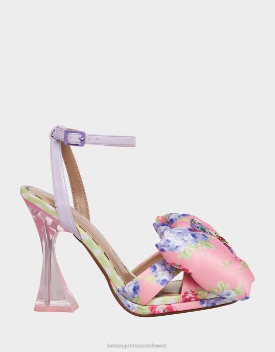 Frauen Betsey Johnson pollie rosa multi Schuhe ZJFF73