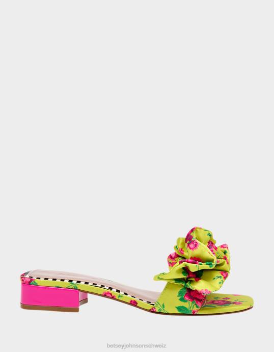 Frauen Betsey Johnson Alivia Zitrone Schuhe ZJFF195