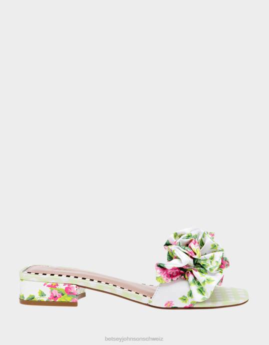 Frauen Betsey Johnson Alivia weiß-multi Schuhe ZJFF80