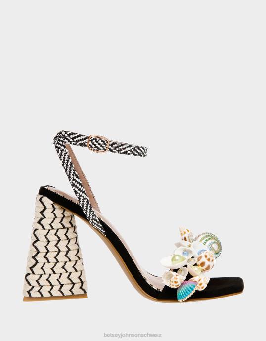 Frauen Betsey Johnson Anker schwarz-multi Schuhe ZJFF79