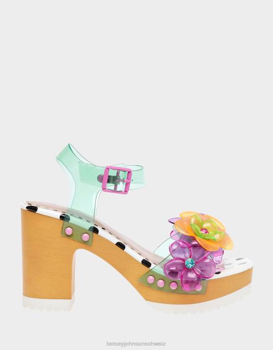 Frauen Betsey Johnson Floryn blaugrün Schuhe ZJFF50