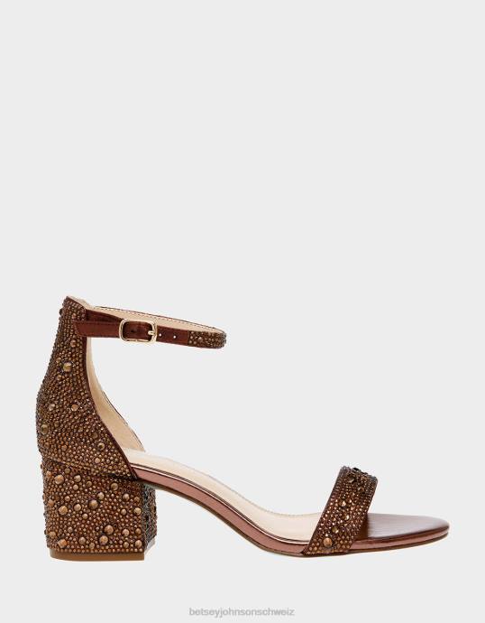 Frauen Betsey Johnson Mari braun Schuhe ZJFF156