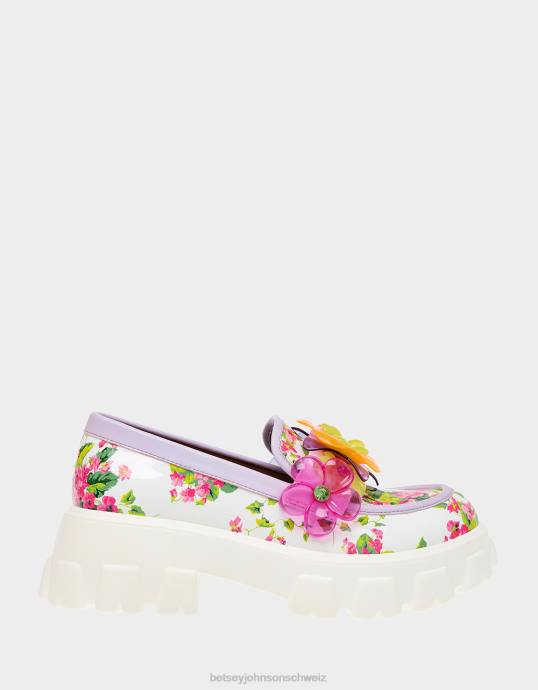 Frauen Betsey Johnson Vinie blumig multi Schuhe ZJFF53