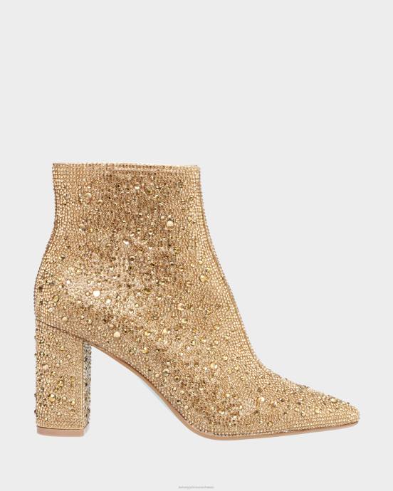Frauen Betsey Johnson Cady Gold Schuhe ZJFF126