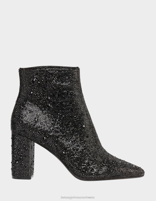 Frauen Betsey Johnson Cady Schwarz Schuhe ZJFF61