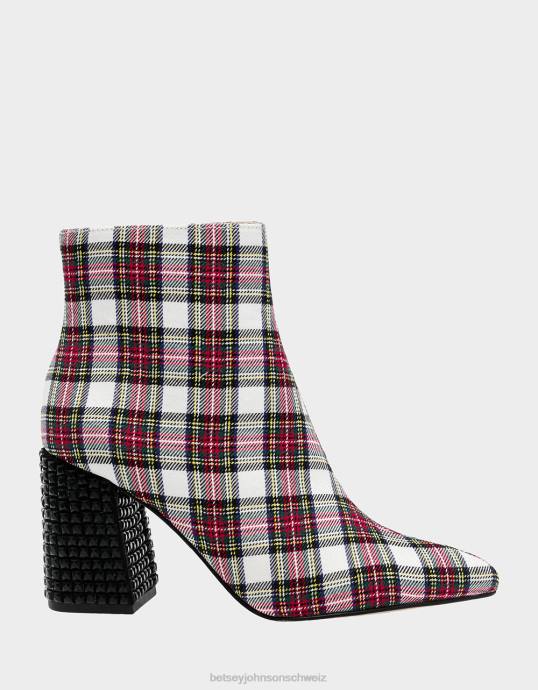 Frauen Betsey Johnson Kassie rot-Weiss Schuhe ZJFF27