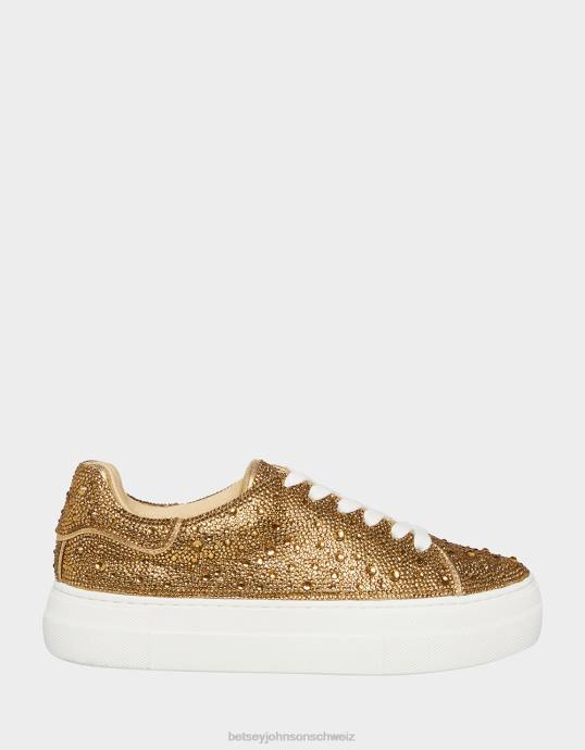 Frauen Betsey Johnson Sidny Gold-Multi Schuhe ZJFF63