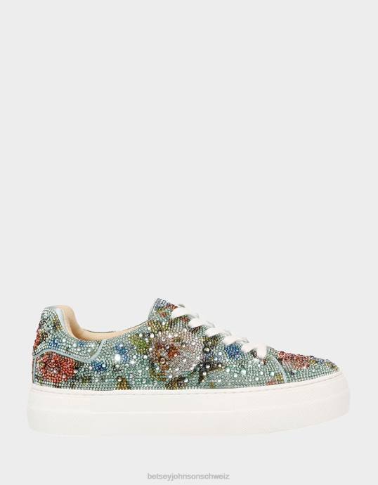 Frauen Betsey Johnson Sidny grün multi Schuhe ZJFF47