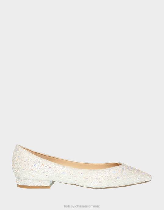 Frauen Betsey Johnson jd-jude Elfenbein Schuhe ZJFF136
