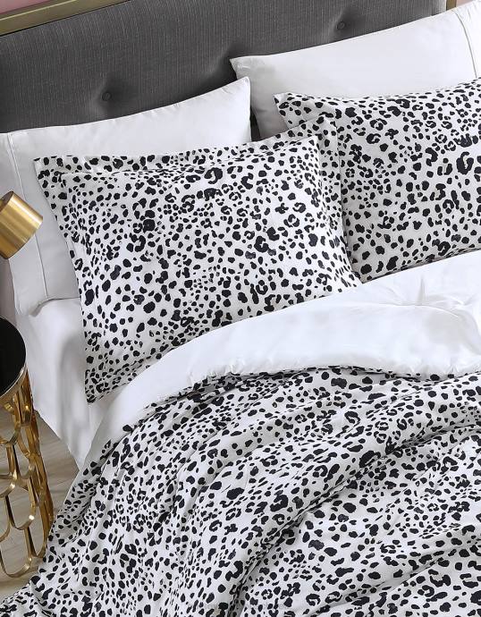 unisex Betsey Johnson King-Size-Bettdeckenset Wasser Leopard Zubehör ZJFF399