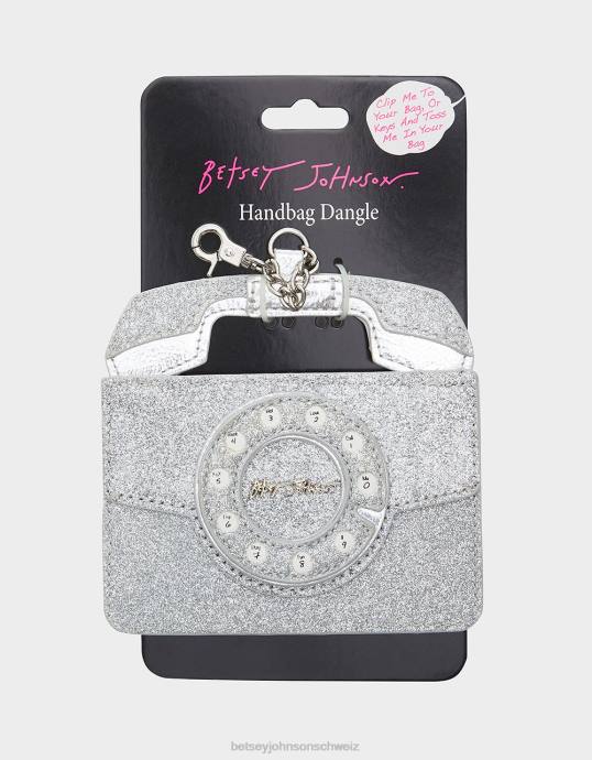 unisex Betsey Johnson kitschige Strass-Telefonkarte Fall Zubehör ZJFF373